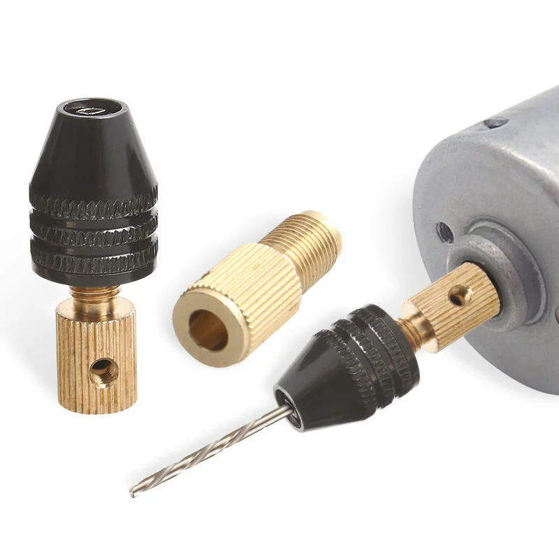 

Electric Motor Shaft Mini Drill Chuck Fixture Clamp Mini Quick Release Keyless Drill Bit Adapter 2.3-3.17mm Holder Clamp