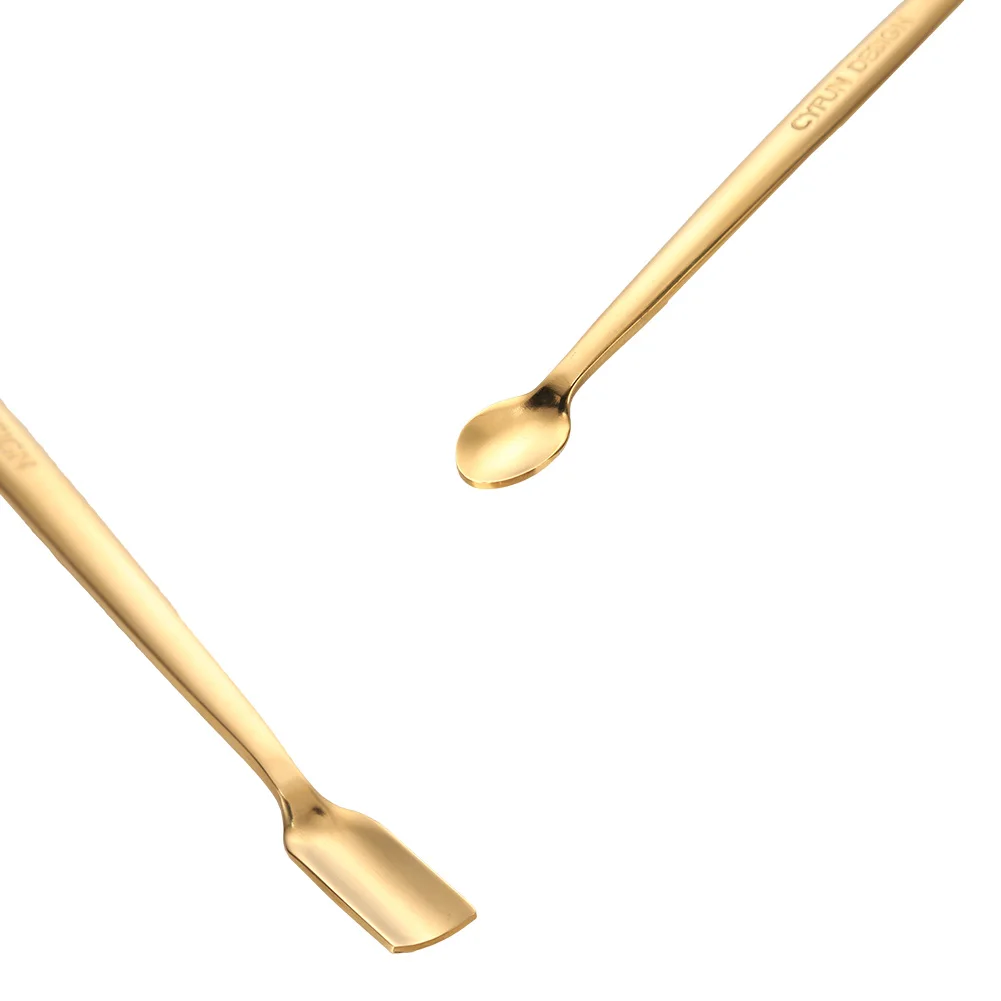 17cm Craft Spoons Stainless Steel Spoons For Taking Out Glitter Embossing Powders Sequin For Cards Mold Epoxy Jewelry Making Tool