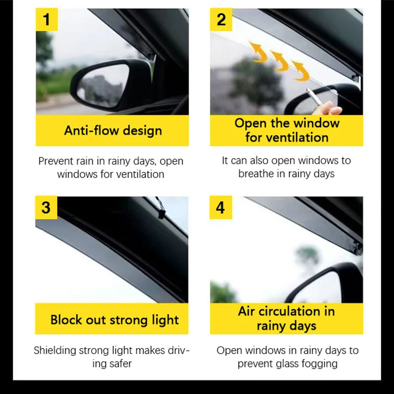 Benefits of Weathershields: In-Channel vs Stick-on Mounting Method