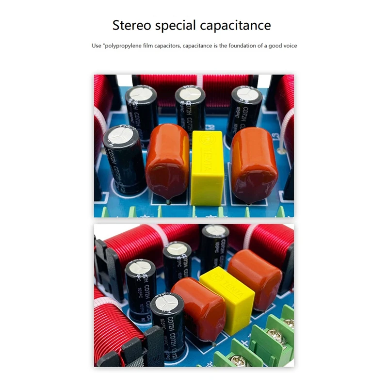 Speaker Crossover Midrange+Bass 4 Way Audio Frequency Divider Home Theater speaker crossover