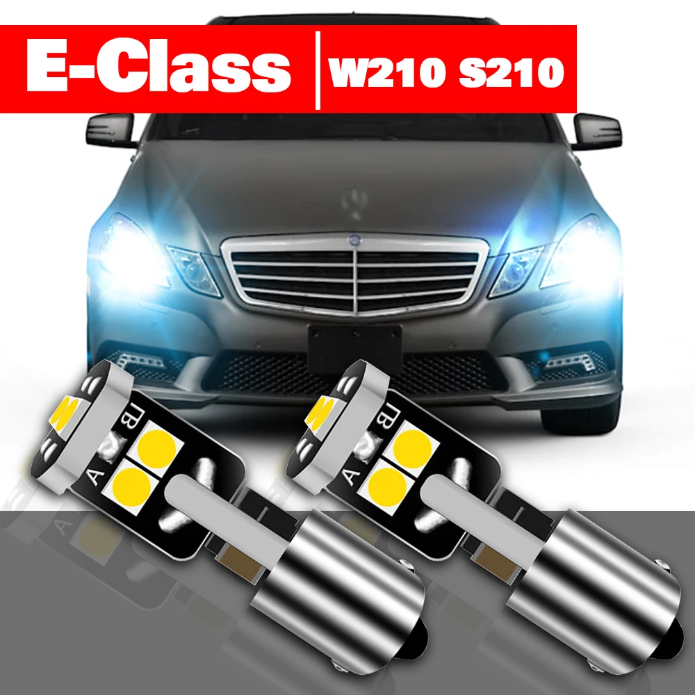 

For Mercedes Benz E Class W210 S210 1995-2003 2pcs LED Parking Light Clearance Lamp Accessories 1999 2000 2001 2002