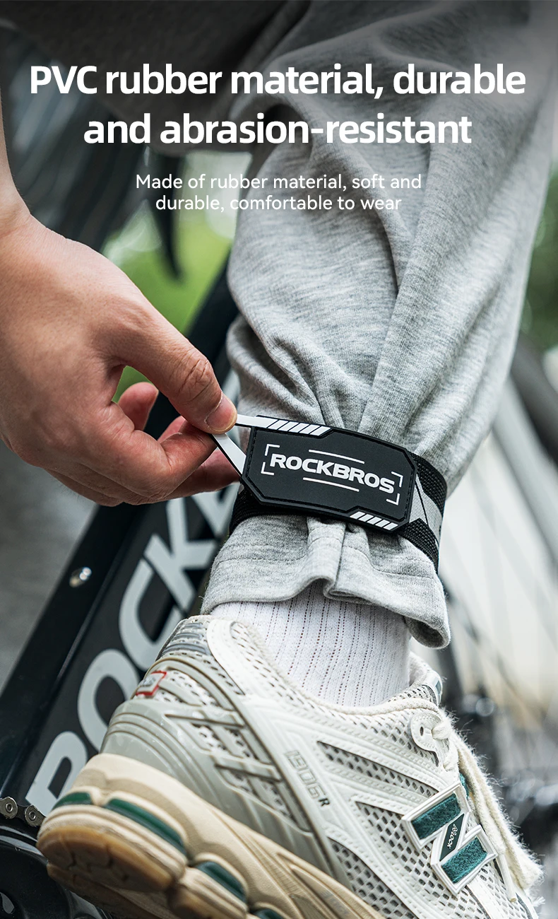 Cycling Bicycle Pants Clip Reflective Belt Sports Safety Running Bike Safety Pan