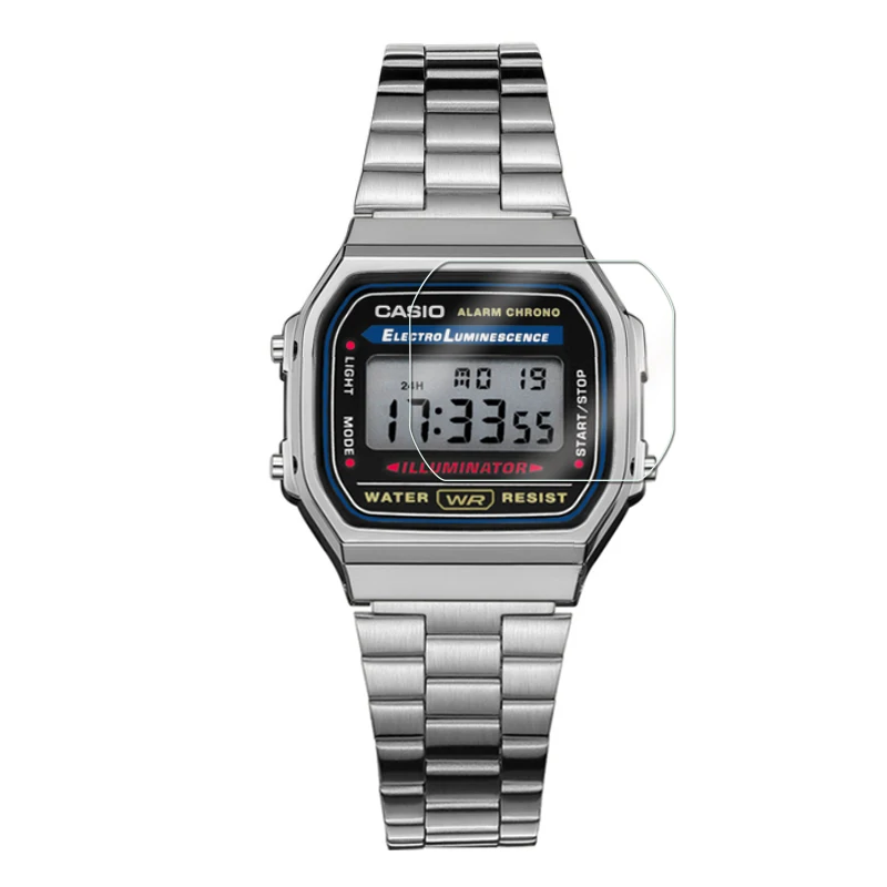 Фото Мягкая прозрачная пленка для Casio A158WA A168WA AE1200 AE1400 AQ230 LA670 №2