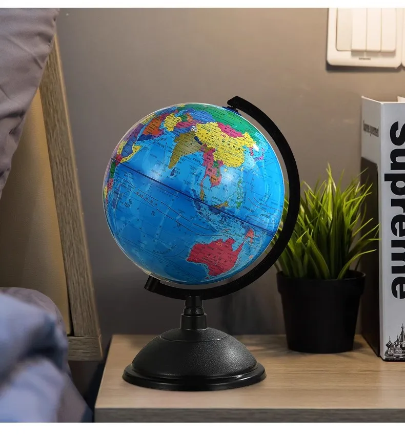 Cartoon World Earth Globe Piggy Bank Mini Money Box Safety Terrarium Coins Cash box Deposit Saving Box for Children Kids Gift 6