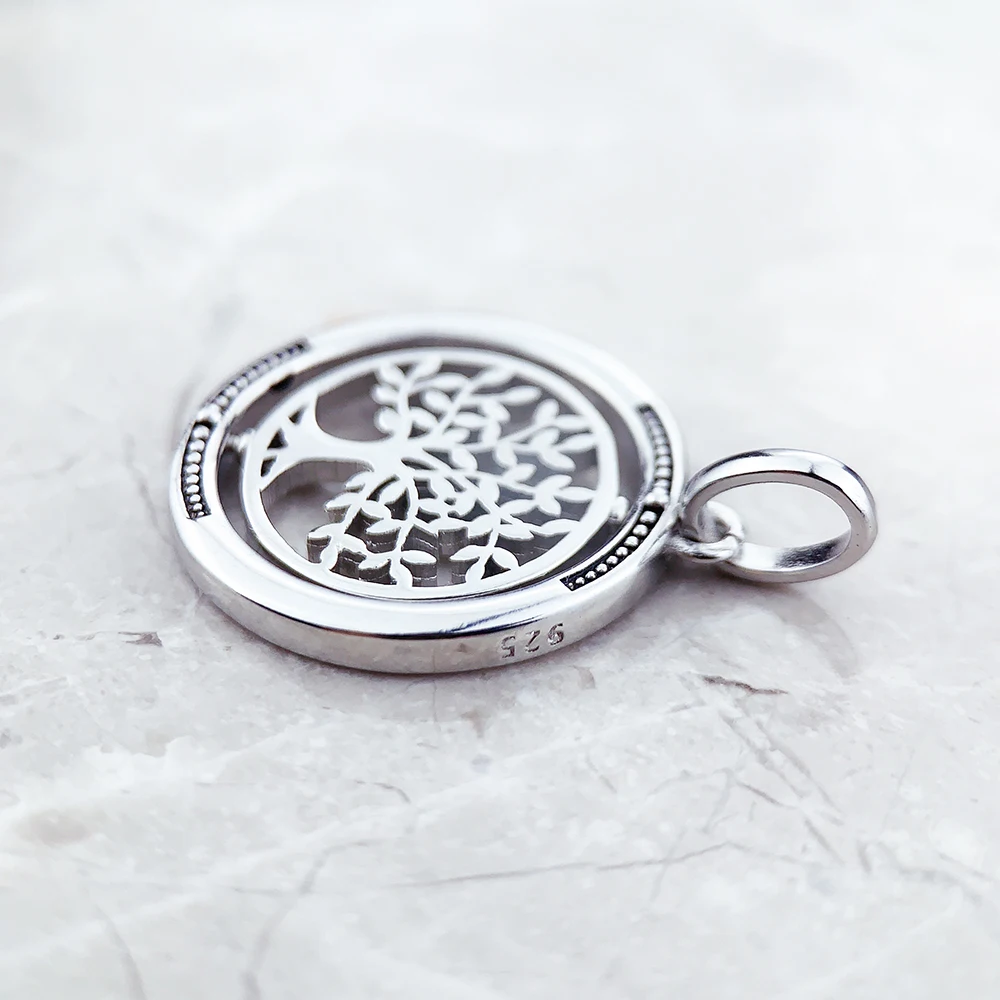 Silver Pendant Tree Of Life Pendant 925 Sterling Silver Romantic Gift For Woman Fine Jewelry Love Accessories