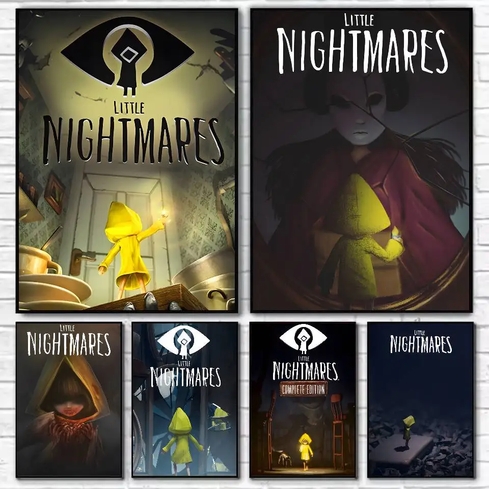 Game L Little Nightmares Poster HD Home Decor Sticky Wall Waterproof game-l-little-nightmares-poster-hd-home-decor-sticky-wall-waterproof