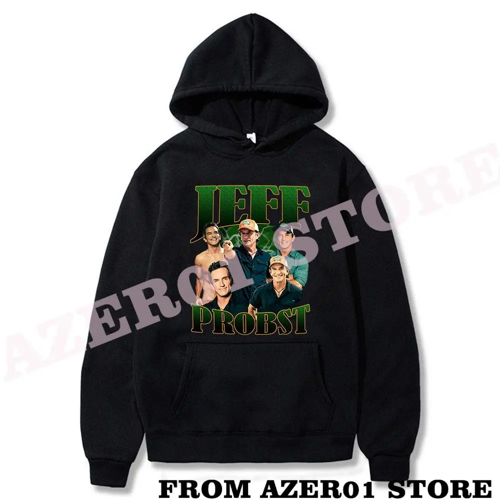 

Jeff Probst Survivor 90s Retro Merch Hoodies Winter Men/Women Hooded Sweet Streetwear Long Sleeve Logo Sweatshirt