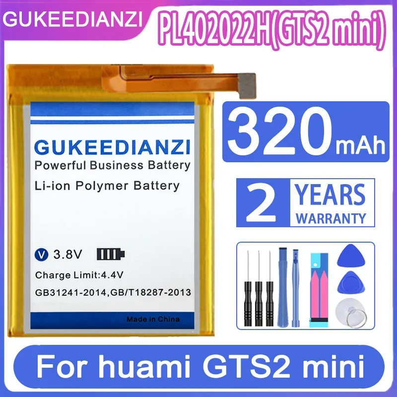 Batteria Pl392223H Pl392223H Pl412120V Pl412221H Pl502526V Gtr Per Huami Pop A2009/Gts2 Mini/Amazfit Gtr 42Mm/Gts A1914 A1913