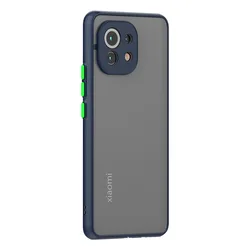 Armor Shockproof Protective Phone Case Coque - Xiaomi 11T Pro 5G (Dark Blue)