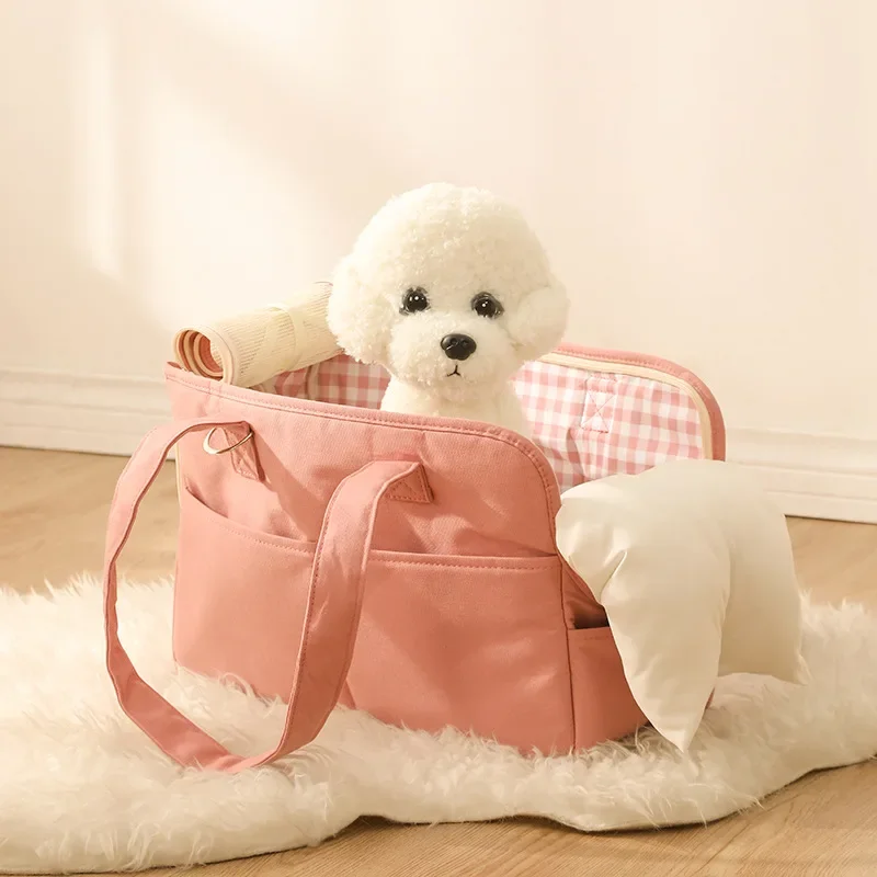 

Puppy Go Out Portable Shoulder Handbag Dog Bag Pet Cat Chihuahua Yorkshire Dog Supplies Suitable for Small Dogs Dog Carrier