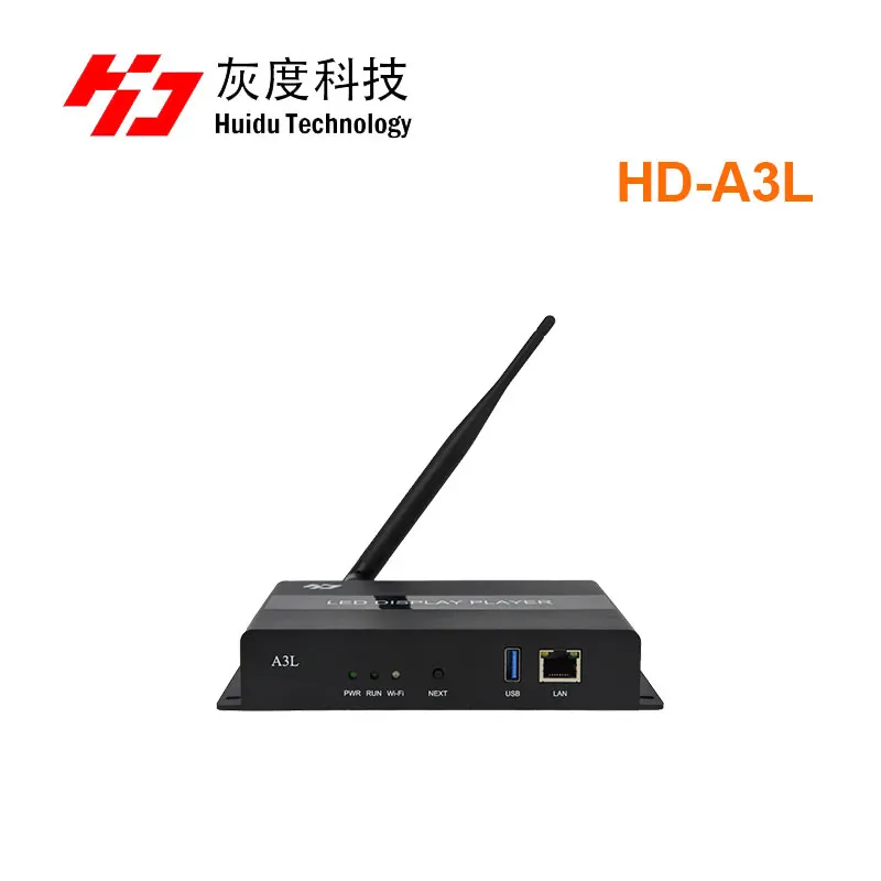 

Huidu A3L, асинхронный фотоконтроллер для фотографий, поддерживает фотографию, беспроводное управление, мультимедийный плеер