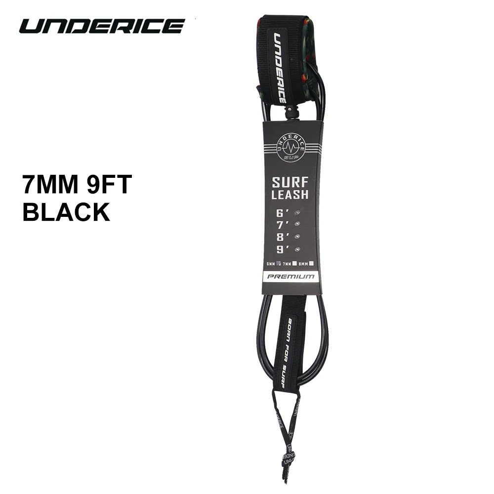 Premium Surfboard Leash: Durable TPU, Stainless Swivels,