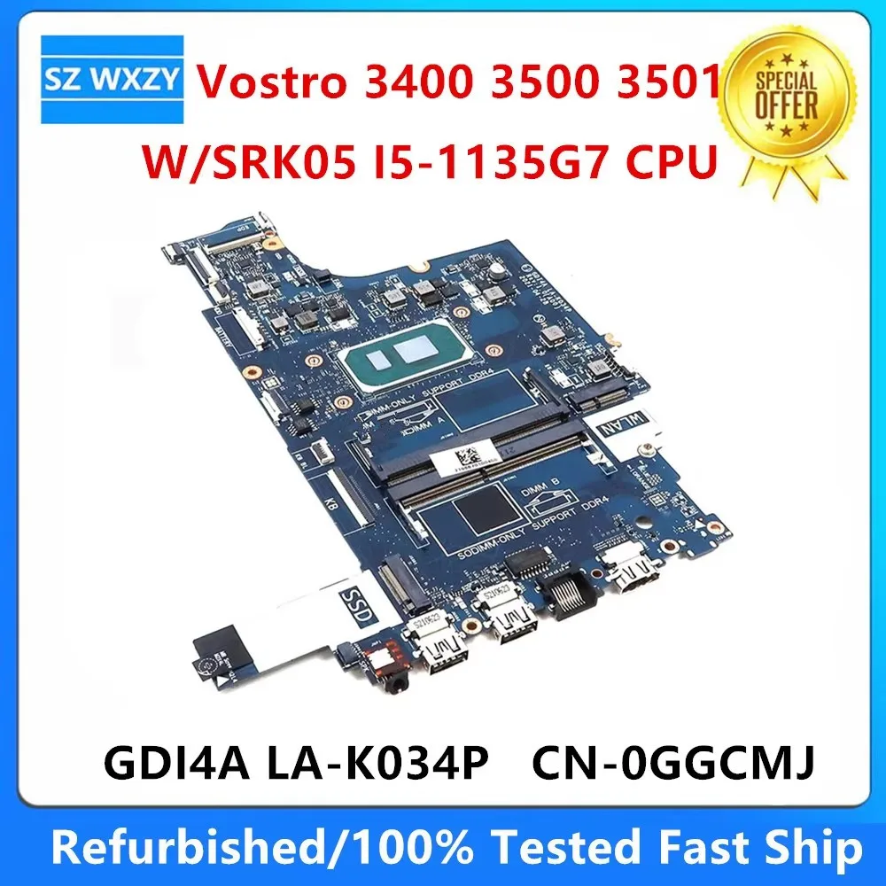 For DELL Vostro 3400 3500 3501 Laptop Motherboard With SRK05