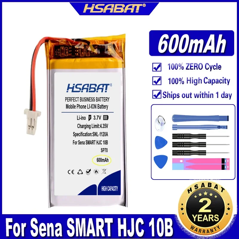 Battery For Octelect Sena 50S 30K SMH-5 SMH10 / SMART HJC 10B / 10S 20S S10 S20 20S EVO Wireless Headset