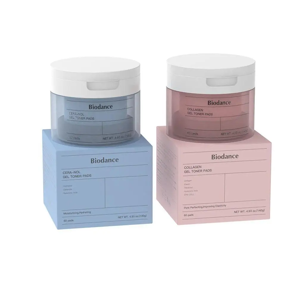 High-end Biodance Collagen Cotton Tablets 60PCS Elastic Firming Pore Moisturizing Calming Low Stab Nourishing Skin Care