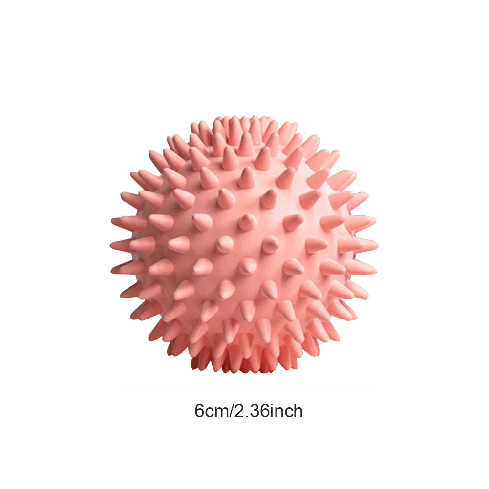 Spiky Massage Ball Spiked Massager Roller High Density Trigger Point Massager Ball 6cm Deep Tissue Roller for Sport Fitness