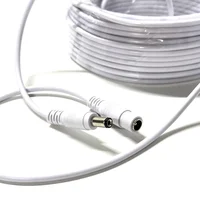 สายต่อไฟ DC 3M 5M 10M 15M 20M 30M 50M 5.5x2.1 มม. หัวเสียบตัวเมียเป็นตัวผู้ สายต่อไฟ DC12V 2