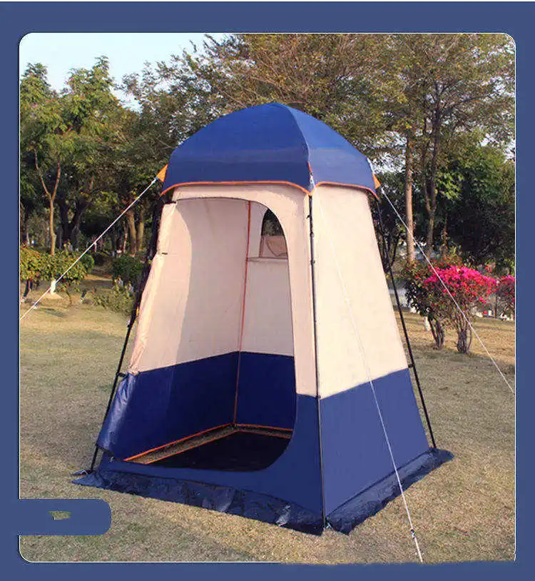 Outdoor Camping Tent Portable Shower Bath Tents Changing Fitting Room Rainproof Shelter Beach Mountain Toilet