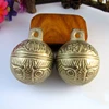 Brass Handicraft Tiger Head Wind Chimes Bell Pet Hanging Pendant Retro Bronze Multi Size Bell Trinket Keyring Gift Decoration 2
