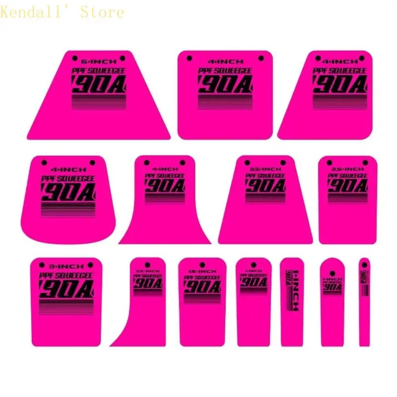 3XUB 부드러운 버블 프리 애플리케이션을 위한 인체 공학적 디자인의 고품질 14PCS 차량 랩 도구 키트