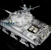 2.4G Henglong 1/16 Snow 7.0 Plastic Ver M4A3 Sherman 3898 Launch Infrared Battle Radio Control Military Tank Model TH17685-SMT7 5