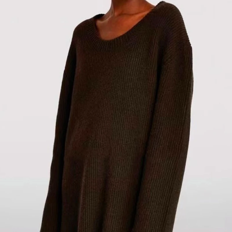 autumn-and-winter-women-slit-cashmere-wool-short-front-and-long-back-knitted-sweater-skirt