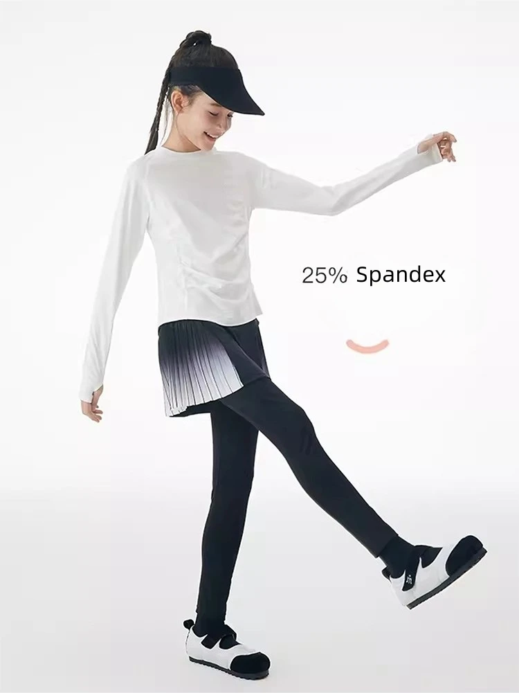 Girls Long Sleeved Shirt Tennis Children Outdoor Sports T-Shirts Lightweight Athletic Quick Dry Running Tee Fitness Yoga Clothes 11 S0643d364b4f541ffb7d9c61daaef031eN