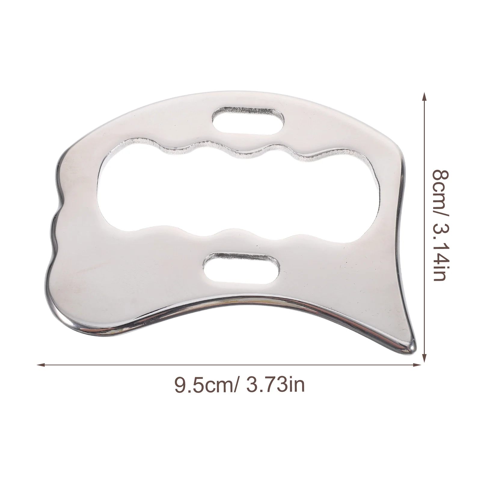 Scraping Massage Board Guasha Board Body Scraping Massage Tool Stainless Steel Scraper Massager Blades For Back Legs 2