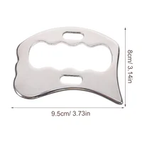 Scraping Massage Board Guasha Board Body Scraping Massage Tool Stainless Steel Scraper Massager Blades For Back Legs 2
