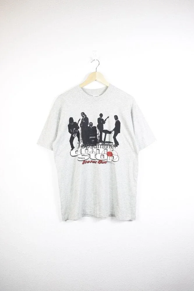 

Mens Vintage 90S Status Quo Dont Stop Tour Graphic T-Shirt Tee 1995