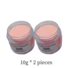 10g 2 pieces Acrylic Powder Dipping powder Carving Extension Powder 2