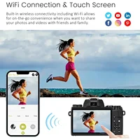 4K DSLR Cameras for Photography 64MP WiFi Auto Focus YouTube Vlogging Video Cameras 60FPS Livestream Camcorder 4" Touch Screen - Image 4