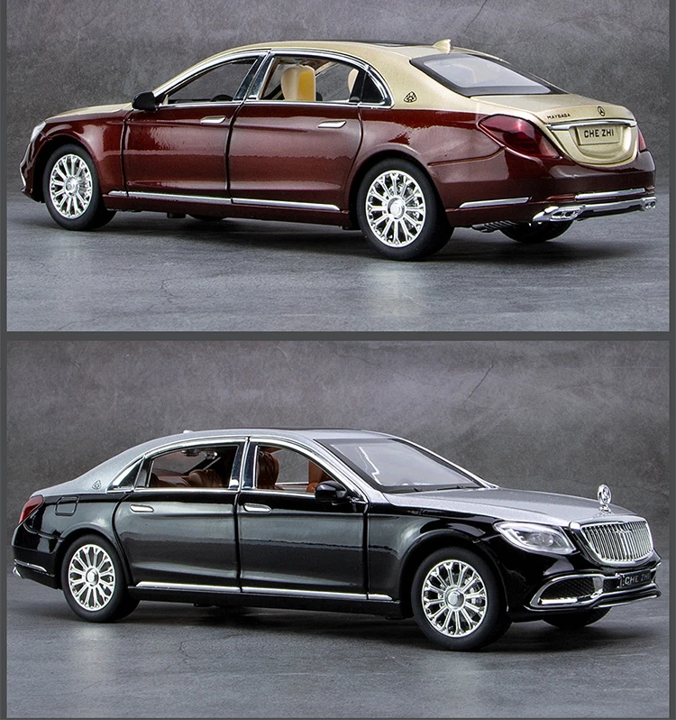 1:24 Mercedes Benz Maybach Car Models Alloy Diecast Toy Vehicle Doors Openable 25 1:24 Mercedes Benz Maybach Car Models Alloy Diecast Toy Vehicle Doors Openable