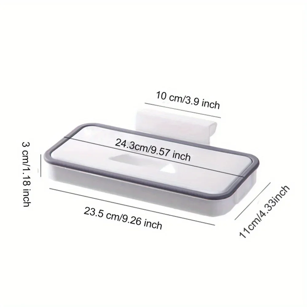1PC  Garbage Hanging Bag Kitchen Trash Storage Rack Bag Hook Scouring Pad Dry Shelf Holder Kitchen Organizer Dish Rack 4