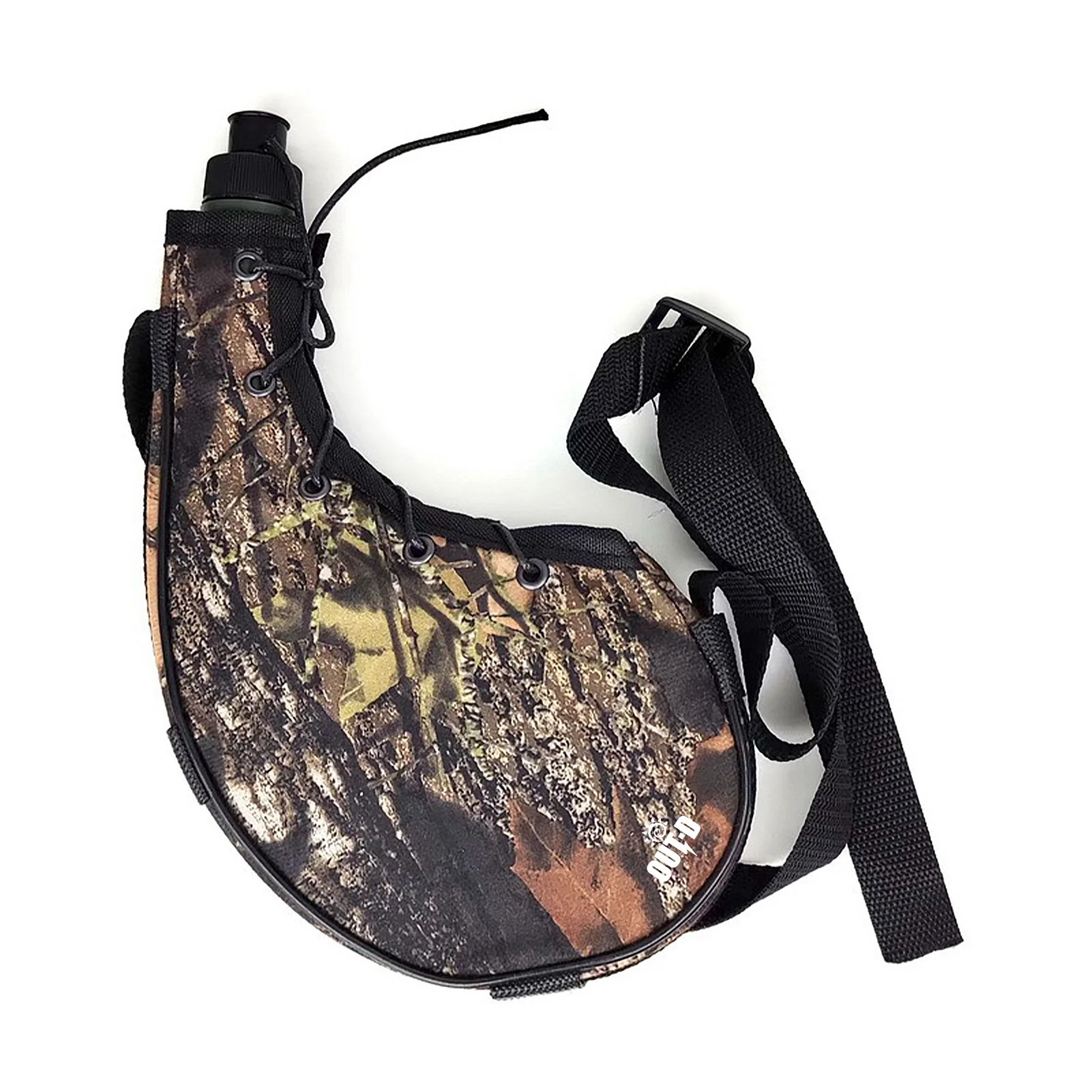 زجاجة مياه خارجية بحزام كتف وغلاية رياضية والتنزه...