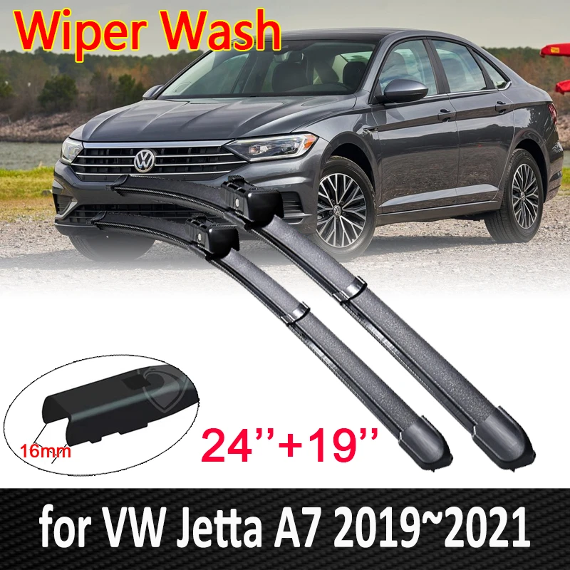 Escobilla de limpiaparabrisas para coche, accesorios Volkswagen A7 MK7 2019 2020 2021, limpiaparabrisas de ventana delantera, cepillos|Limpiaparabrisas| AliExpress
