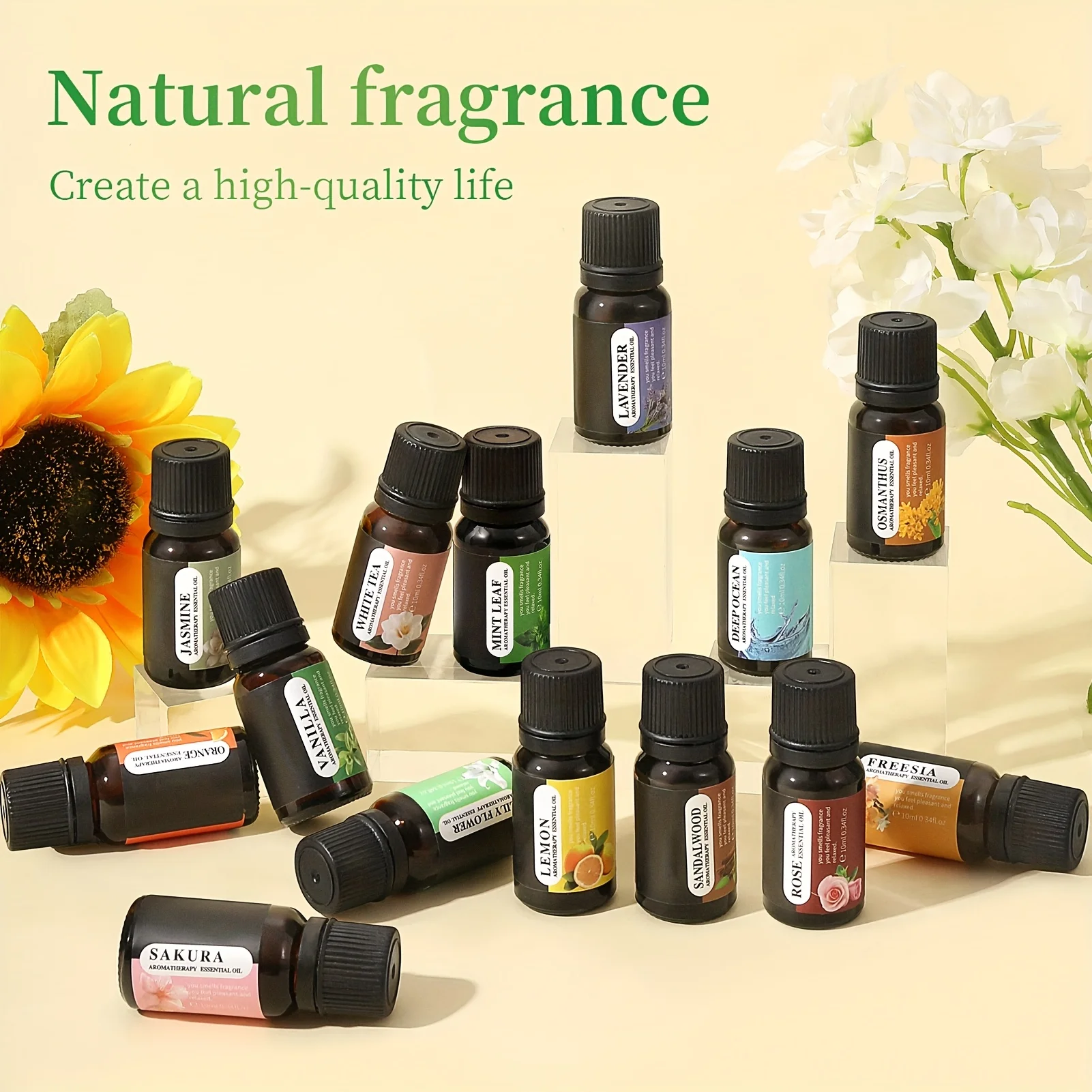Essential Oil Sets Bottle Sets Home Care Fragrance Humidifier Aromatherapy Essential Oil Set Gifts essential oil set 12PCS