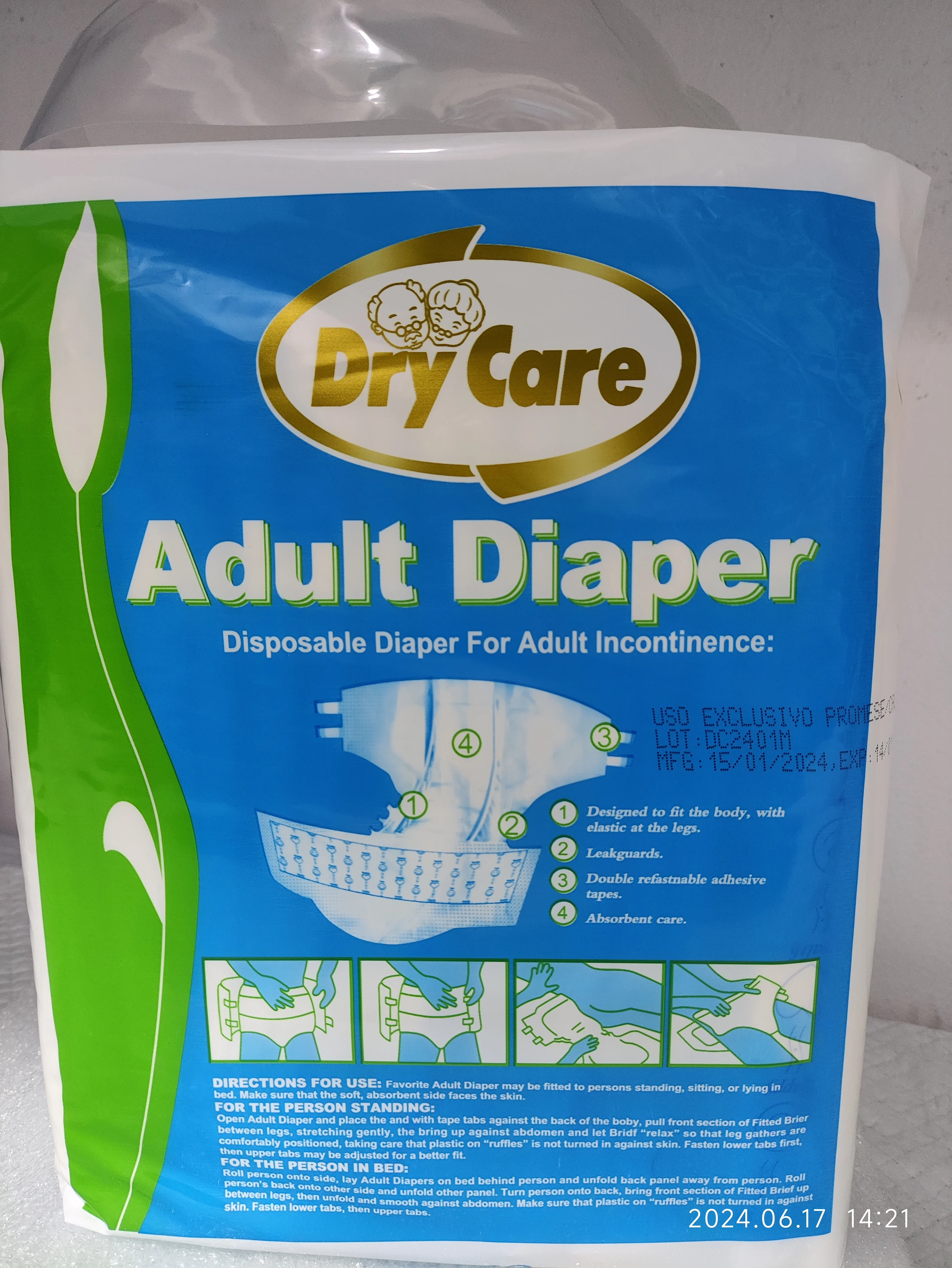 Disposable Adult Diapers elderly diapers Disposable Adult diapers