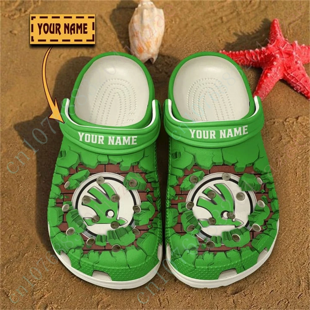 

Skoda Sandals Unisex Brand Slippers Outdoor Casual Tennis Shoes Summer Original Male Sneakers Lightweight Shoes For Men