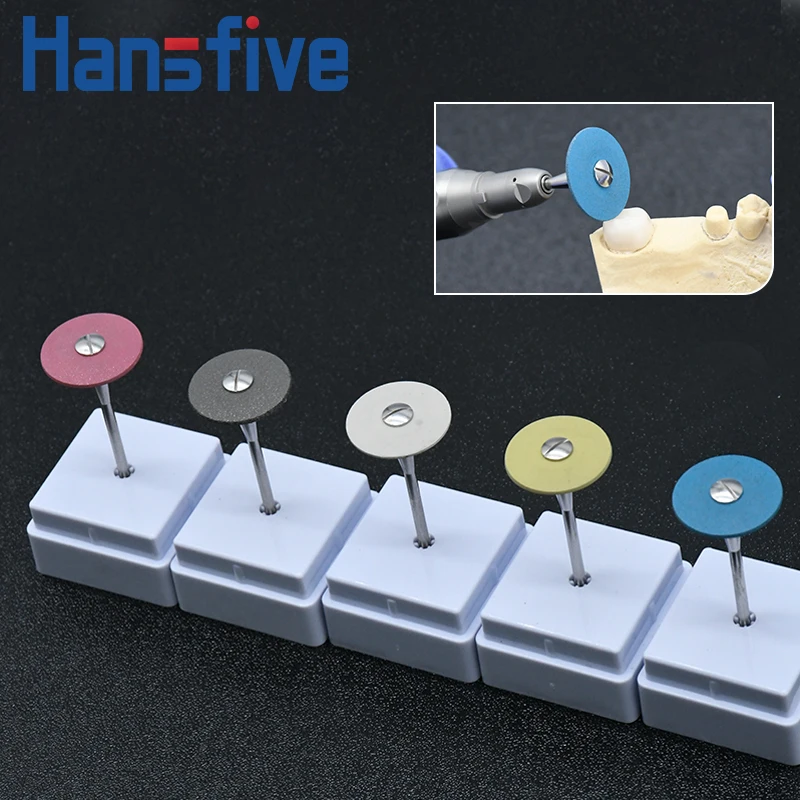 Dental Polishing Rubber Diamond Polisher Wheels for Zirconia Dentist Laboratory Material