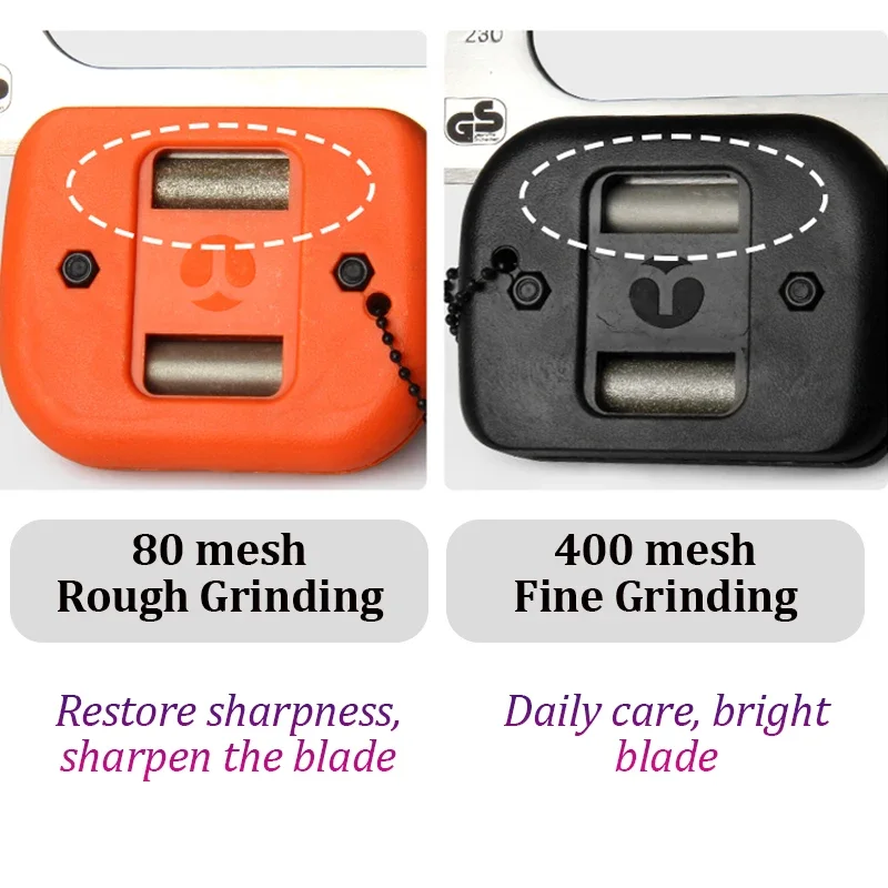 2025 New Ice Figure Skating Shoes Blade Sharpener Durable Sandstone Skates Shoes Sharpening Double Side Sharpeners Tool Portable