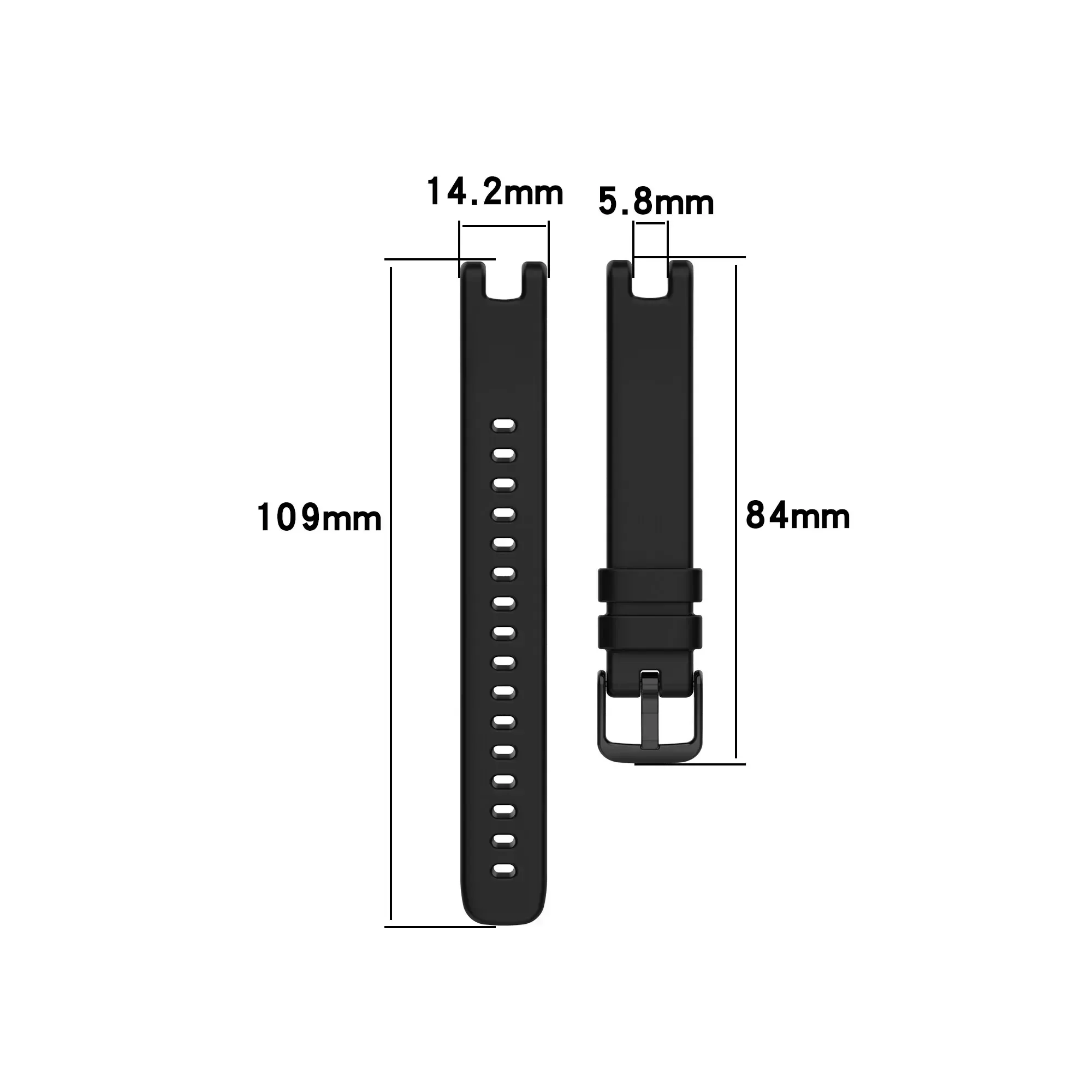 Sport Silicone Replacement Strap - Fashion Fitness Wristband