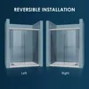 Glass Sliding Shower Door 48" W X 72" H Semi-Frameless Sliding Shower Door 1/4" Clear Glass Shower Doors 3