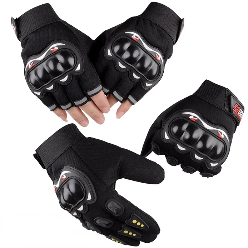 Motorcycle Gloves Half Finger Guantes Luvas Full Finger Guantes Moto Accessoirs Man Women Protective Cycling Waterproof Glove