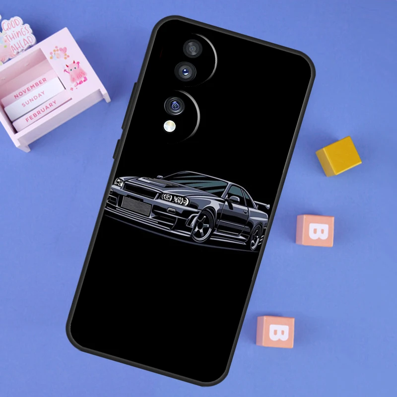 JDM Skyline Car Design Protective Phone Case