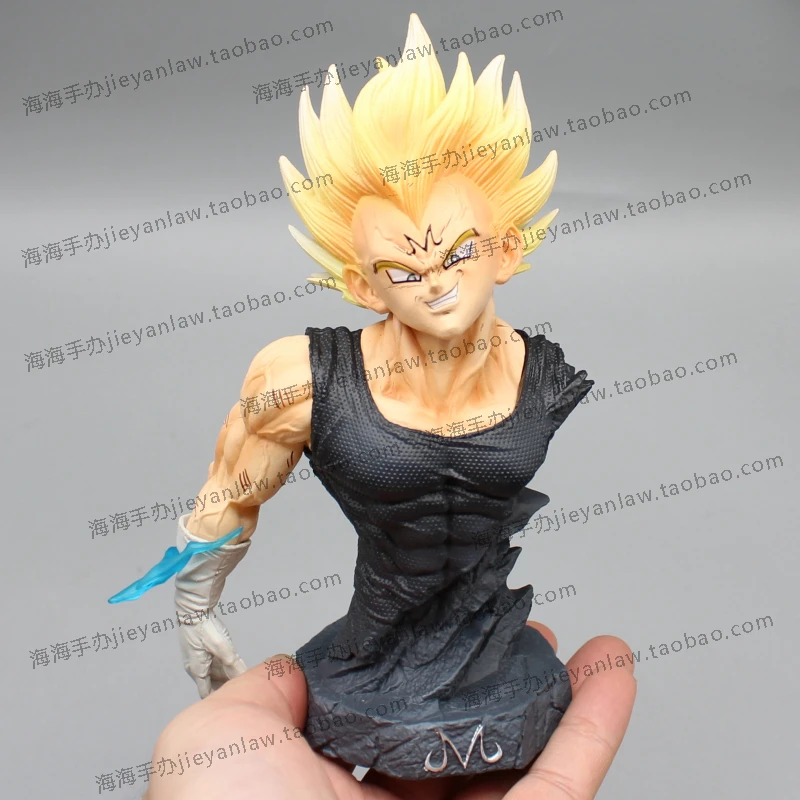 thumbnail image 1 of Busto de Vegeta mágico de siete Dragon Ball Gk, modelo hecho a mano, colgante, regalo periférico de anime, modelo colgante, estatua, 1 of 5