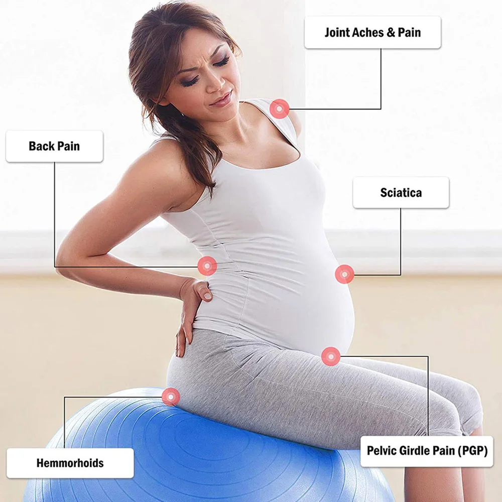 45cm/55cm/65cm/75cm/85cm PVC Fitness Balls Yoga Ball Thickened Explosion-proof Exercise Equipment Balance Ball Home Gym Training