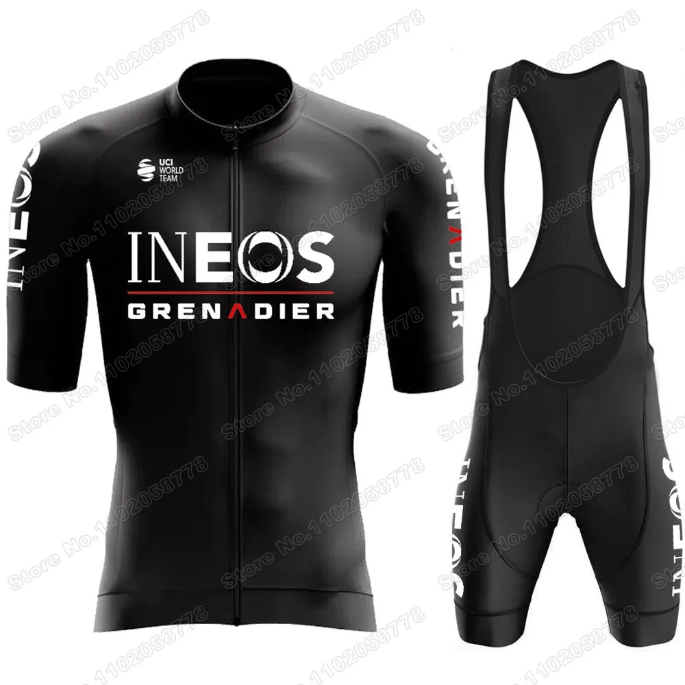 2025 White INEOS Grenadier Team Cycling Jersey Set Men Cycling Clothing Road Bike Shirt Suit Bicycle Bib Shorts MTB Ropa Maillot 5