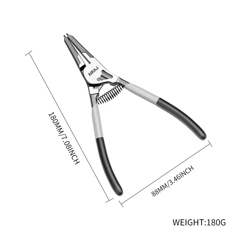 Alicates circlip industriales Alicates Circlip-alicates Instalación de  resorte externo Desmontaje