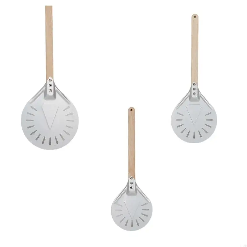 E8BD Pizza Turning Peel for Homemade Pizza Gifts for Family Non-slip Durable Kitchen